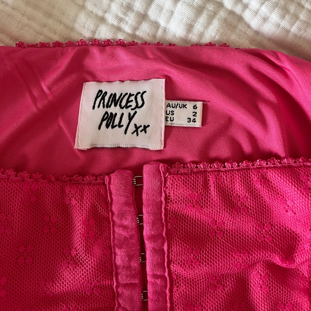 princess polly BRYLEIGH TOP PINK
